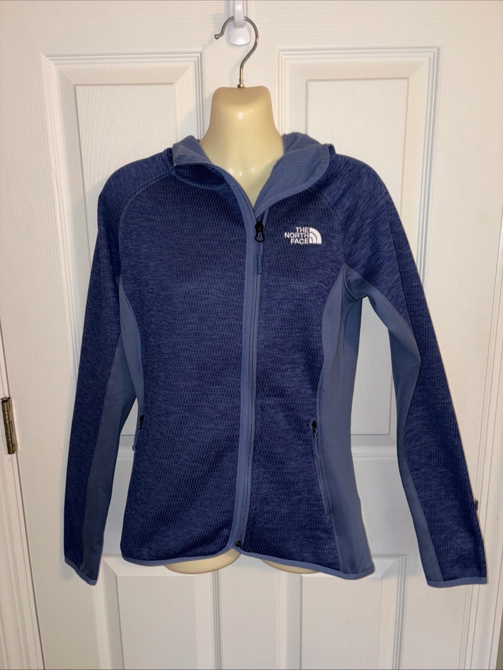 The North Face Women's Navy and Slate Blue Full-Zip Hooded Jacket - Picture 8 of 12